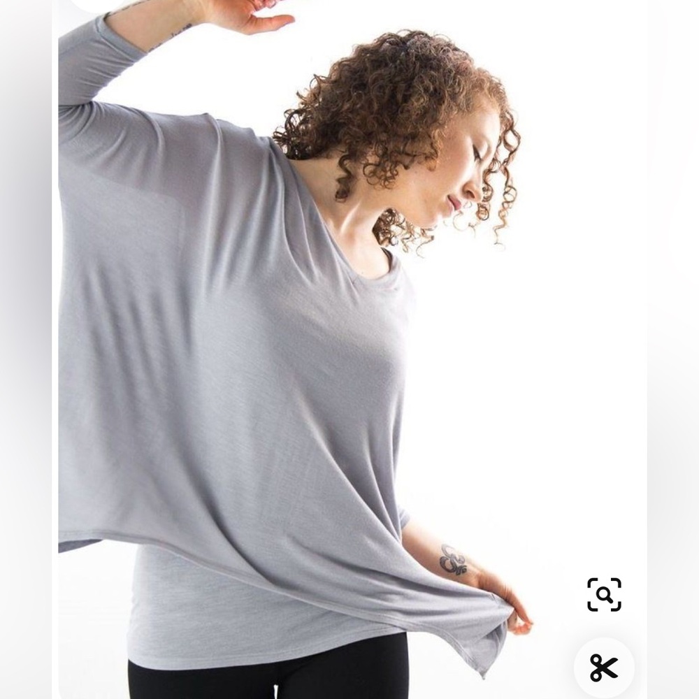 ALEX & HARRY | white 2 piece maternity or non maternity top | one size